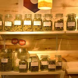 huge selection of weed strains at sante dispensary